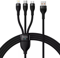 Kabel USB 3w1 Baseus Flash Series, USB-C +