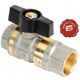 Zawór kulowy z zaworem zwrotnym 3/4" Aster Fl