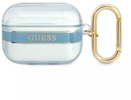 Guess GUAPHHTSB AirPods Pro cover niebieski/blue Strap Collection