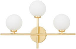 LAMPA ŚCIENNA KINKIET NOWOCZESNY ZŁOTY MARSIADA TRIO NEO