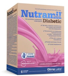 Olimp Nutramil Complex Diabetic o smaku owoców leśnych,