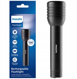 Latarka Philips IPX4 1000lm akumulator powerbank