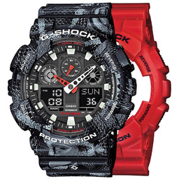 G-SHOCK SET GA-100B-4AER + BEZEL 10520052 + PASEK