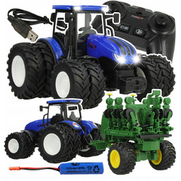 Zdalnie Sterowany Traktor Gigant Ciągnik Rolniczy Pilot Rc