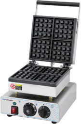 FORGAST Gofrownica elektryczna 4x4 pojedyncza, 1.6 kW, 230