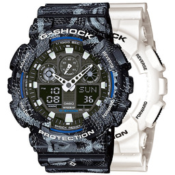 G-SHOCK SET GA-100B-7AER + BEZEL 10520052 + PASEK
