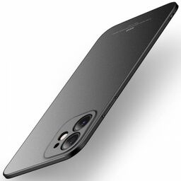 MSVII Etui Precise Hole iPhone 12, matowy czarny