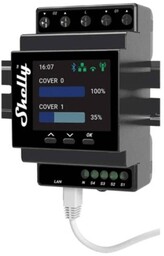 SHELLY Sterownik rolet Pro Dual Cover PM Wi-Fi