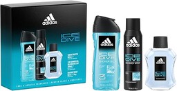 adidas Ice Dive Zestaw zawiera wodę toaletową, dezodorant