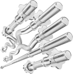 Zestaw gryfów 218cm +120cm lekko i mocno łamany