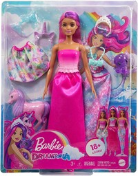 Lalka Barbie Przebieranki syrenka jednorożec