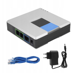 PAP2T-NA Porty PAP2T Brama Adapter 2 Voip 2-PORTOWY