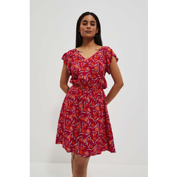 Sukienka z kwiatowym wzorem-S