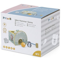 VIGA Zabawka edukacyjna PolarB Przebijanka Igloo 44097