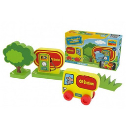 Wader Milla Minis Klocki stacja benzynowa