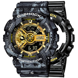 G-SHOCK SET GA-110GB-1AER + BEZEL 10520052 + PASEK