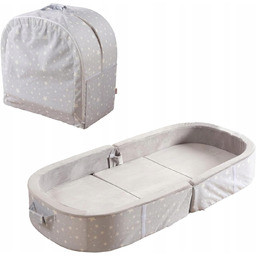 Przenośne łóżko dla dziecka składane wodoodporne miękki materac