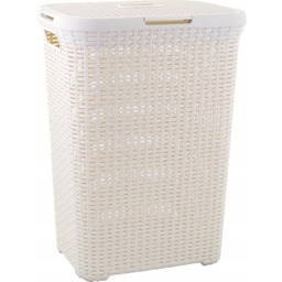 Kosz Na Pranie, Bieliznę, Natural Style 60L Kremowy