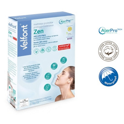 Wodoodporny ochraniacz na materac 200x200 Velfont Zen AlerProTECH