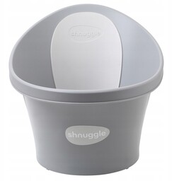 Shnuggle Wanienka dla Niemowlaka z Odpływem Baby Grey