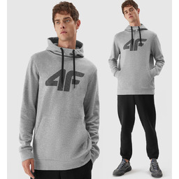 4F Bluza Męska Dresowa Sportowa Z Kapturem Basic