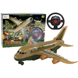 Samolot R/C Zdalnie Sterowany Wojskowy Moro Światła Pilot