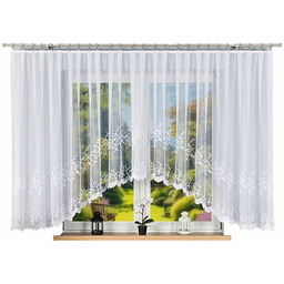 Firana żakardowa Bakaro 520x160cm (gotowa) z łukiem