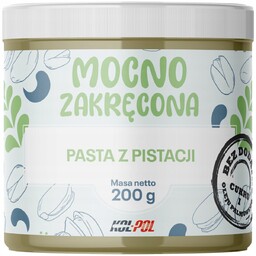 PASTA PISTACJOWA 100% Pistacji 200g Naturalna Krem pistacjowy