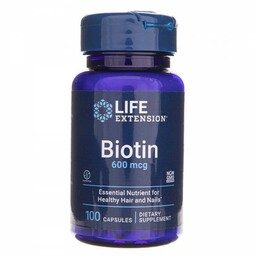 Life Extension Biotin 600mg 100 Caps