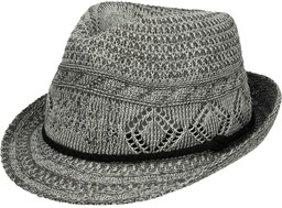 Kapelusz Trilby Camerson Cotton-Mix by Lipodo, szary, cm