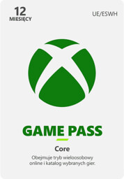 Kod aktywacyjny MICROSOFT Subskrypcja Xbox Game Pass Core