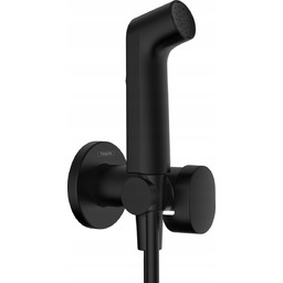 Hansgrohe Bidette Bateria bidetowa z zestawem natryskowym Czarny