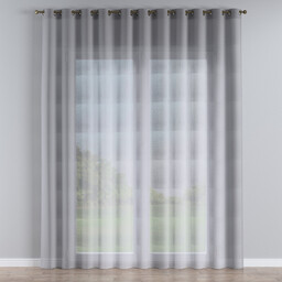 Firana na przelotkach, szary, Delicate Premium