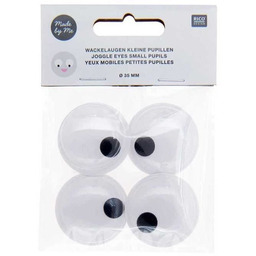 Ruchome oczy Ø 35 mm - małe źrenice