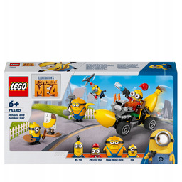 Lego Despicable Me 4 Minionki i bananowóz 75580