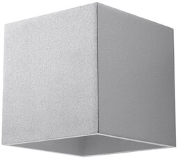 Kinkiet ścienny QUAD szary 1xG9