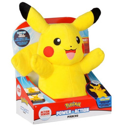 Jazwares Pokemon Power Action Pikachu Zabawka Interaktywna, Pluszak,