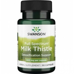 Swanson FS Milk Thistle 500mg 30 kaps