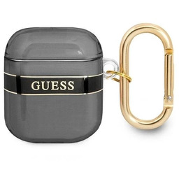 Guess GUA2HHTSK AirPods cover czarny/black Strap Collection