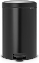 Brabantia Kosz pedałowy newIcon, 20L, Czarny Matowy