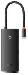 Baseus Lite Series WKQX050001 Czarny Hub USB