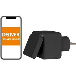DENVER Gniazdko PLO-108 Wi-Fi Czujnik dymu 40 zł