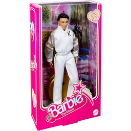 Lalka Barbie The Movie Ken Biało-złoty Dres Disco