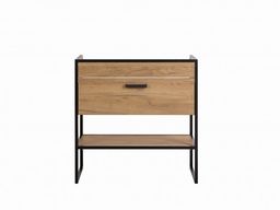 LOFT Szafka pod umywalkę 60x82x46cm Dąb Craft Złoty,BROOKLIN