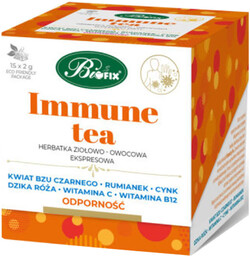 Herbata funkcjonalna ziołowo-owocowa Bi fix IMMUNE TEA ODPORNOŚĆ
