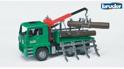 Bruder 2769 Pojazdy leśne MAN TGA Timber tir