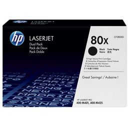 Toner oryginalny HP 80X [CF280XD] [Czarny] [Dwupak]