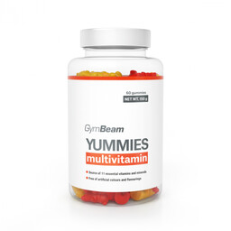 GymBeam Multiwitamina Yummies pomarańcza cytryna wiśnia