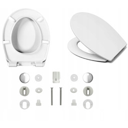 Twarda Deska sedesowa wolnoopadająca Cersanit Koło