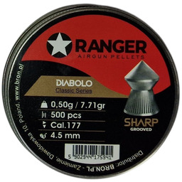 Śrut 4,5 mm Diabolo RANGER Classic Sharp Grooved